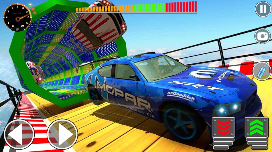 #8. Mega Ramp Car Stunts Race Game (iOS) 由: Bilal Ahmad