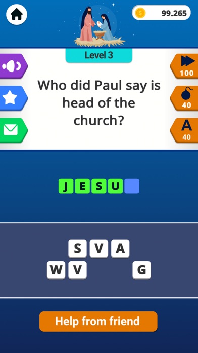 Bible Word Puzzle Games Screenshot