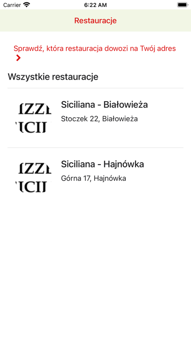 Siciliana Pizzeria Screenshot
