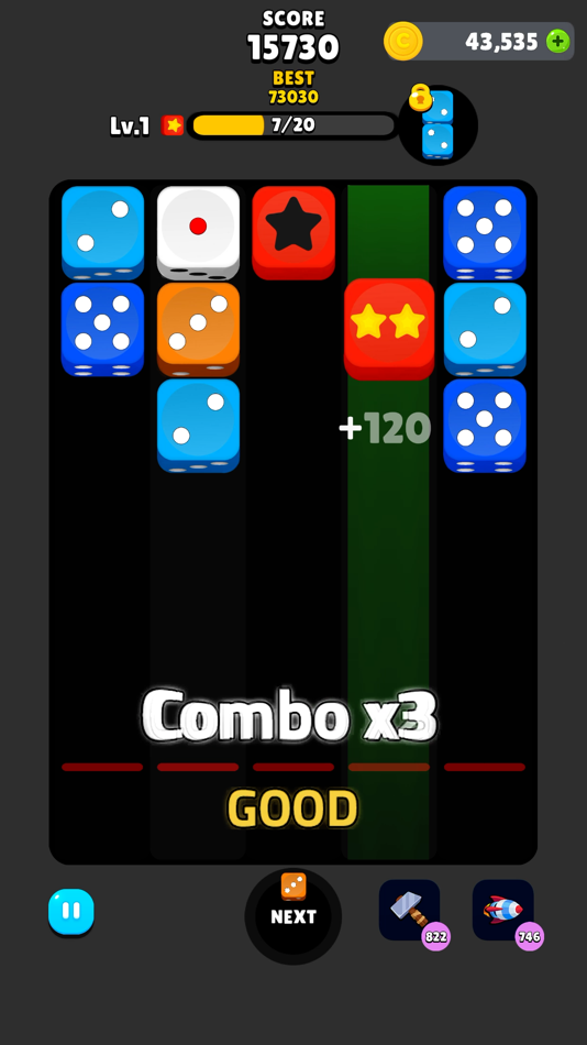 #5. Dice Shot (iOS) 由: Seongjin Kim