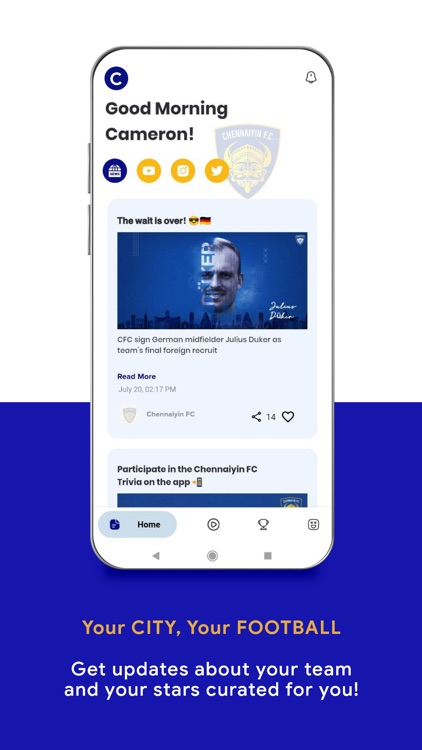 Chennaiyin FC Official App