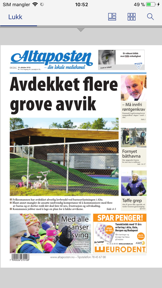 Altaposten eAvis screenshot