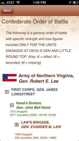 Gettysburg Battle App: July 2のおすすめ画像4
