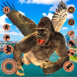 Flying Gorilla Animal Sim 3D