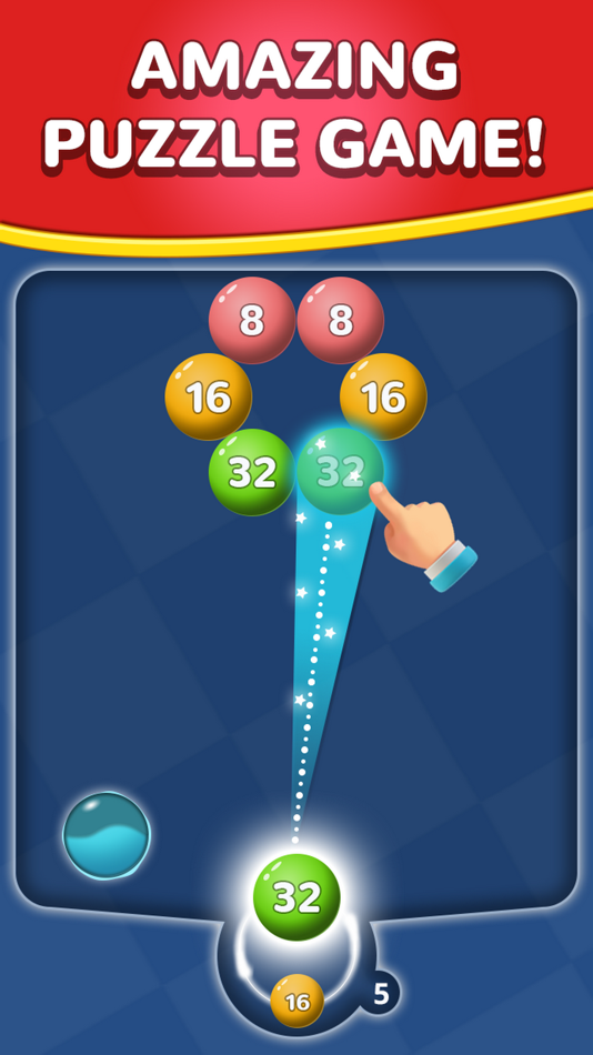 #1. Bubble Shooter - Number Pop (iOS) By: Meishi Network Technology (Shanghai) Co., Ltd.