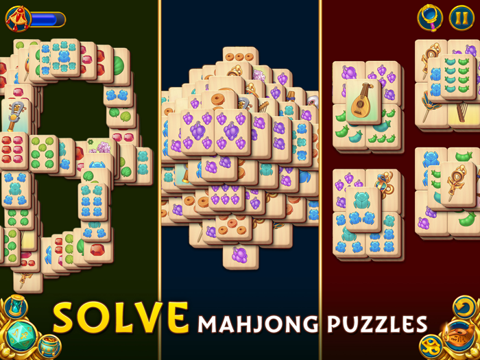 Pyramid of Mahjong Tile Game