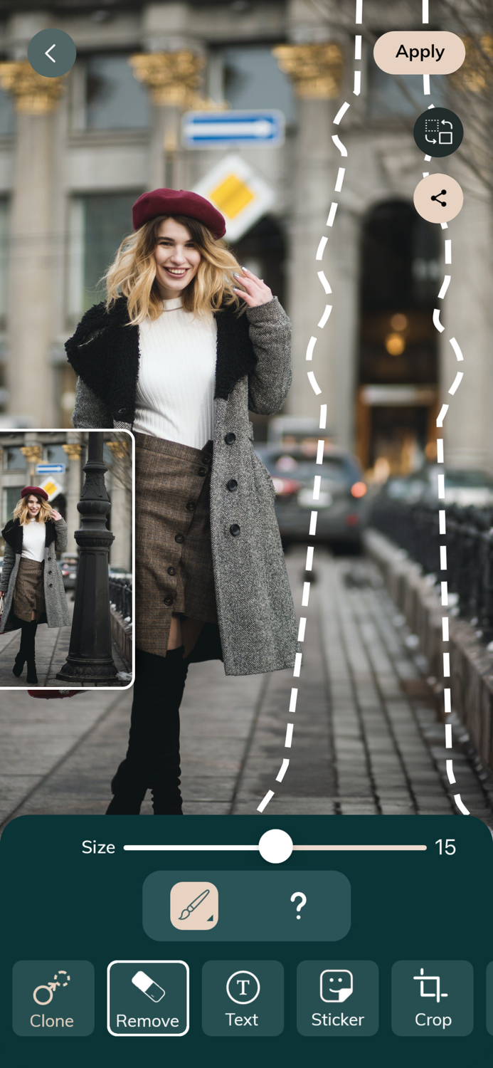 Erase Objects  Retouch Eraser