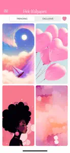 Pink Wallpapers for girls screenshot #5 for iPhone