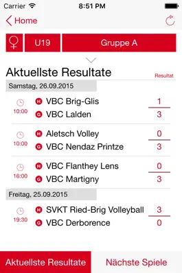 Game screenshot SVRW - Walliser Volleyball apk