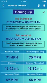 gps speedometer and odometer iphone screenshot 4