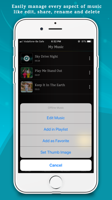 Offline Music Player Lite Screenshot