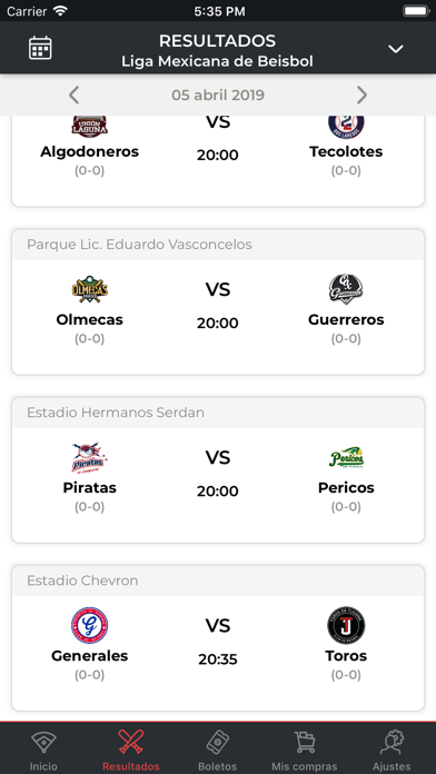 Toros de Tijuana Oficial Screenshot