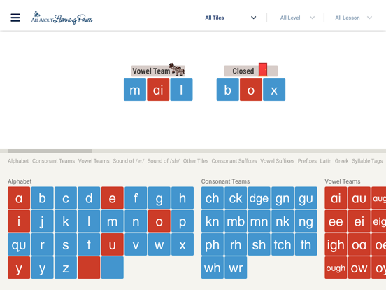 Screenshot #4 pour Letter Tiles for Learning