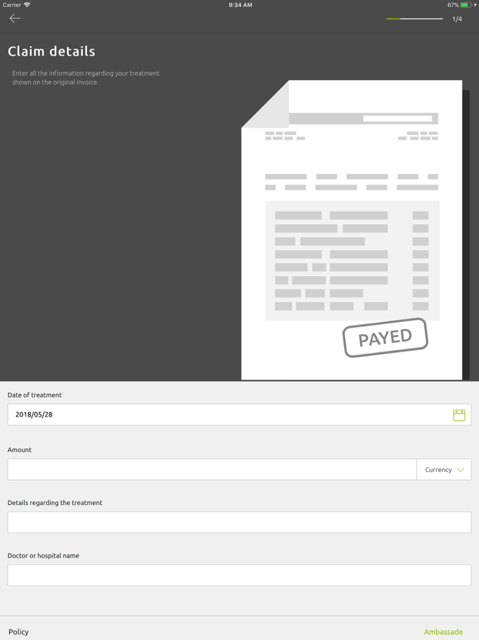 APRIL International Easy Claim
