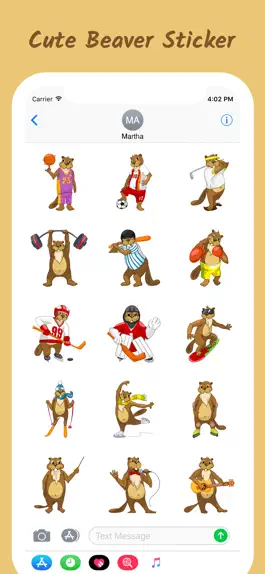 Game screenshot Beaver Sticker Emojis mod apk