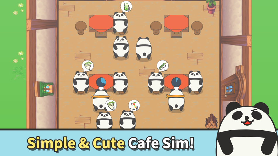 #1. Panda Cafe - Idle Tycoon (iOS) By: OmoLab Games