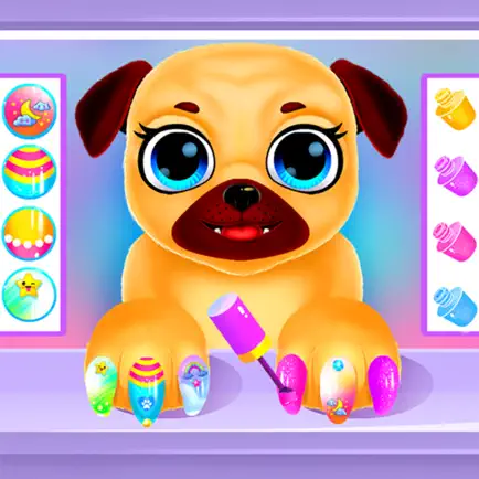 Puppy Pug at Animal Hair Salon Читы