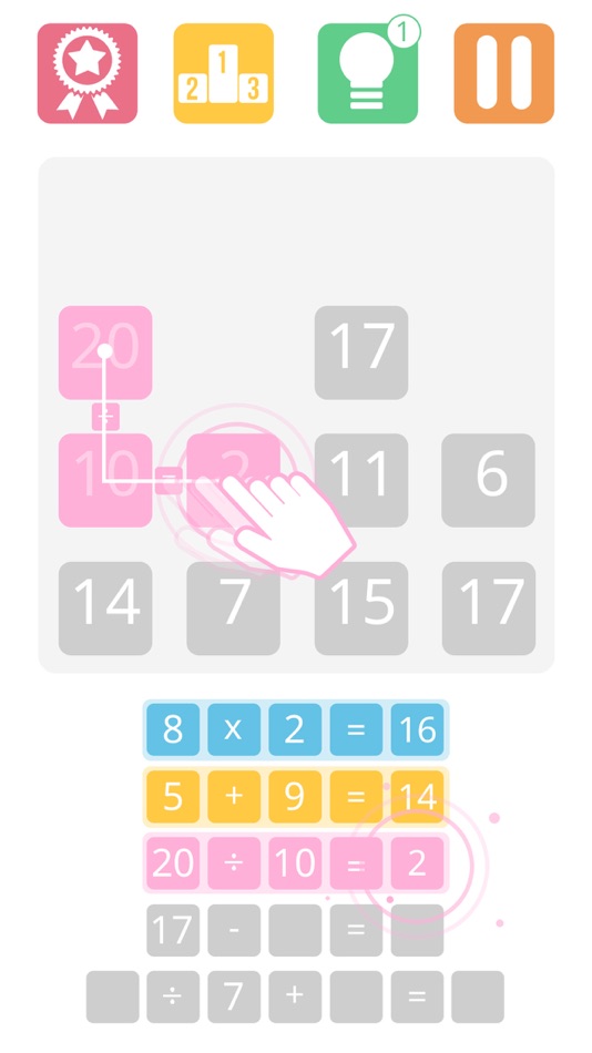 #3. RESOLVE : a math game (iOS) 来自: PLAYTOUCH