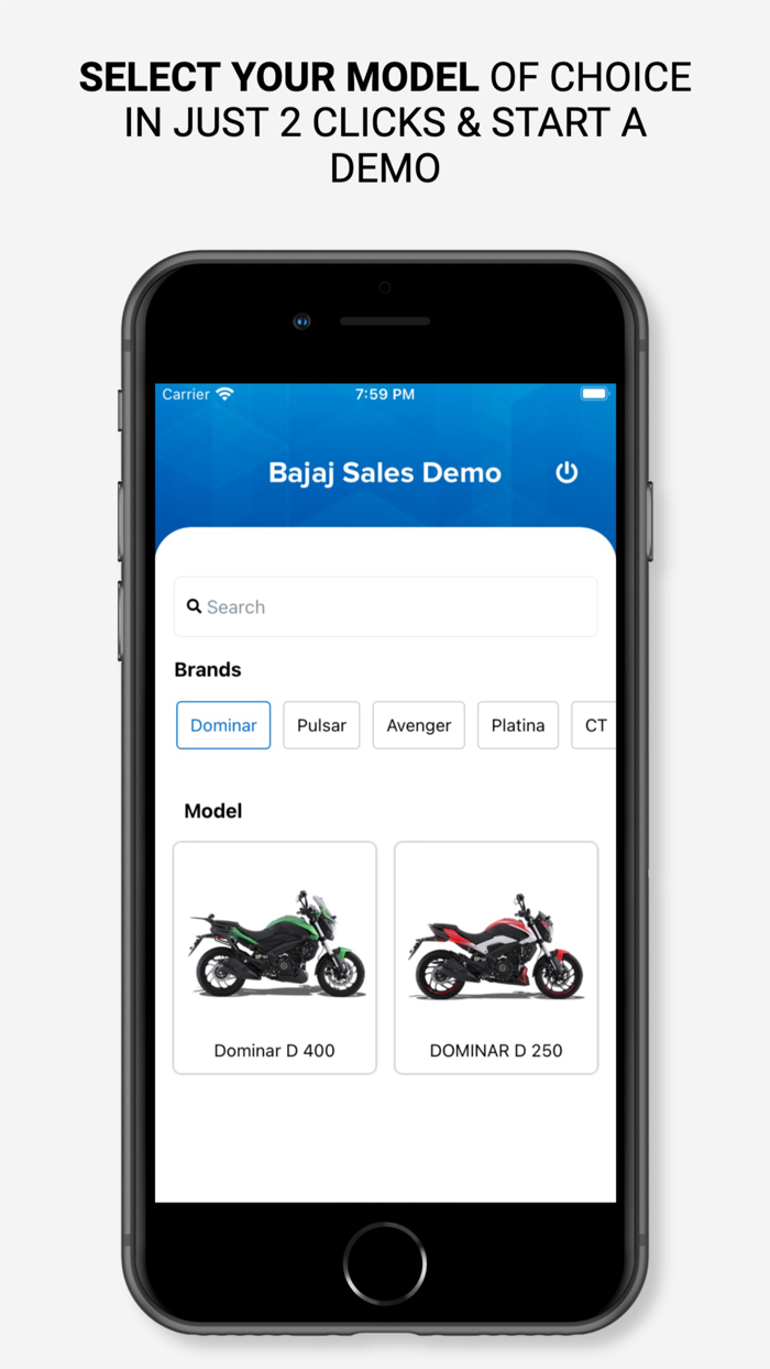 Bajaj Sales Demo