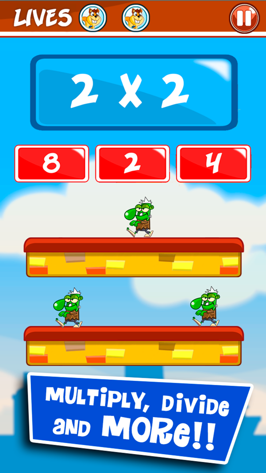 #3. Monster Numbers: Mental Math (iOS) 来自: Didactoons Games SL
