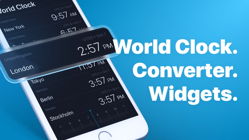 World Clock. Time Widget - 2.4 - (iOS)