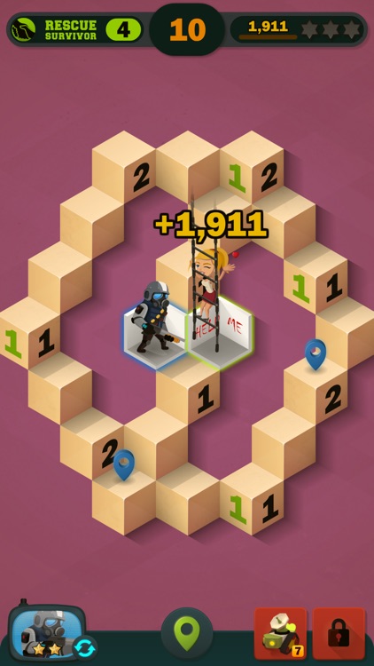 Zombie Sweeper: Action Puzzle screenshot-6