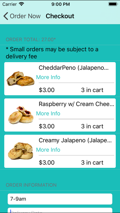 Sweetbox Delivery Screenshot