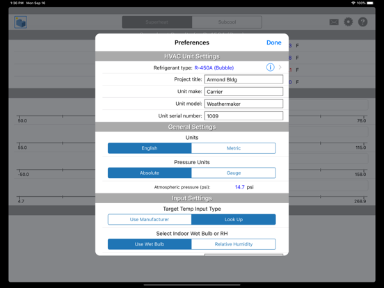 Screenshot #5 pour HVAC RefCharge