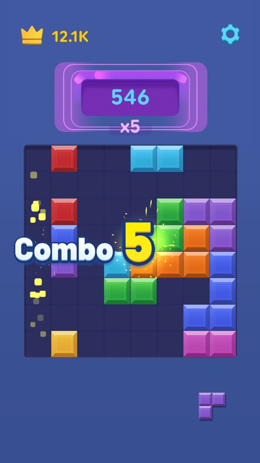 #4. Blocky Puzzle - Relaxing Game (iOS) 由: FlashRead Inc.