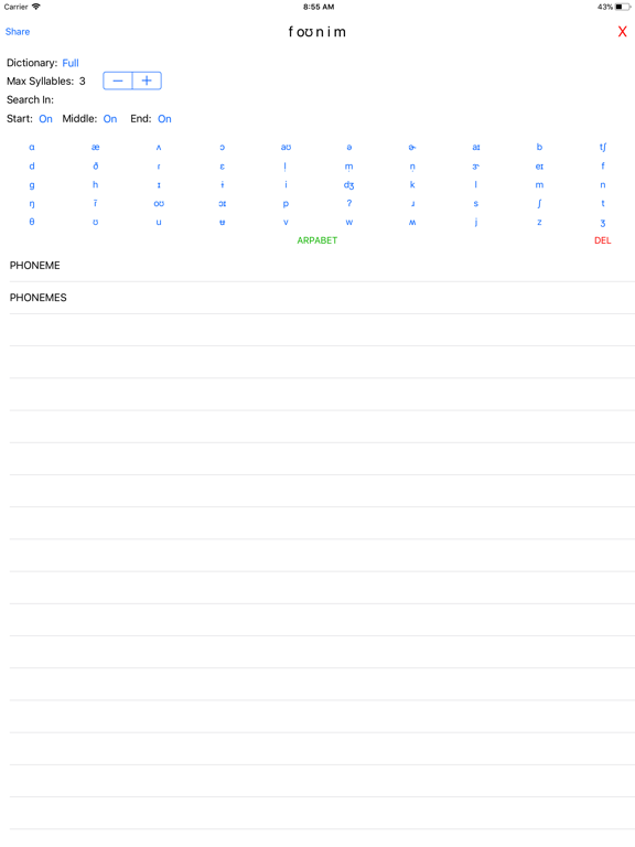 Screenshot #5 pour Phonemic Dictionary