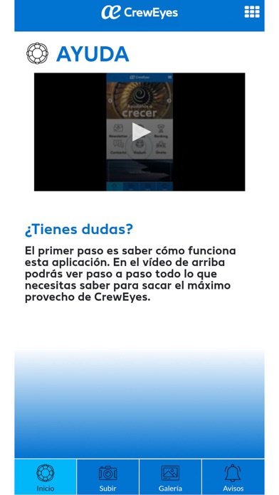 CrewEyes Servicios a bordo Screenshot