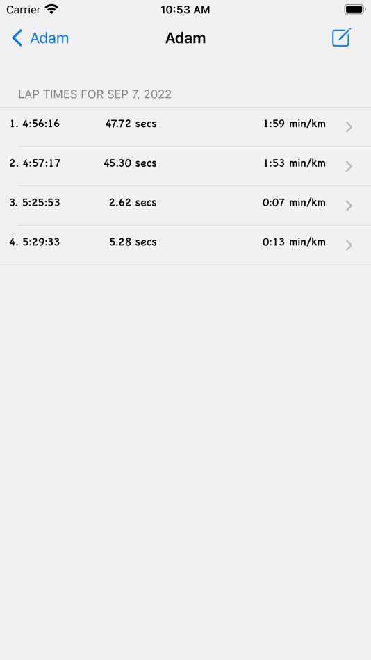 #4. Circuit Lap Timer (iOS) 게시자: Godfrey Raftesath