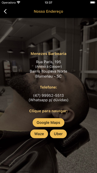 Menezes Barbearia Screenshot