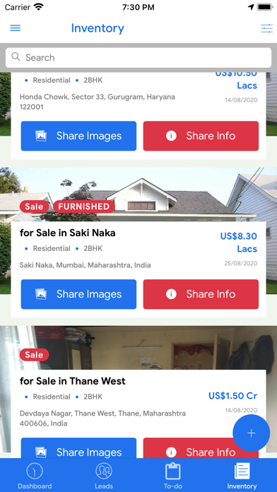 Buildesk Real Estate CRM Screenshot