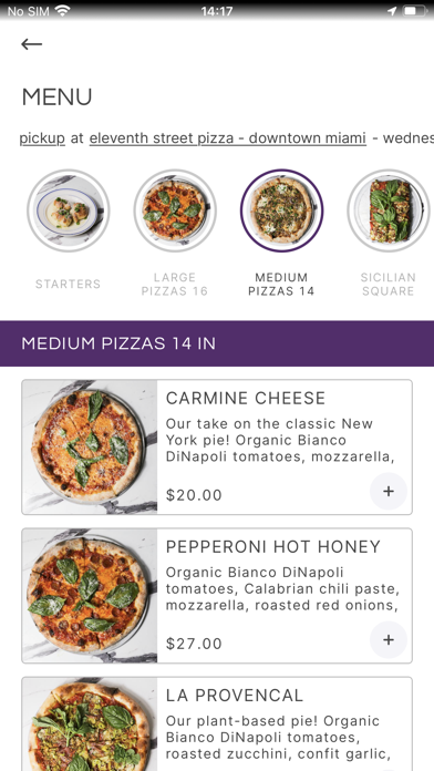 Eleventh Street Pizza Screenshot