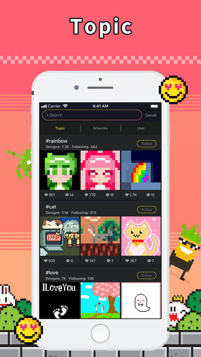 Divoom: Pixel art communityのおすすめ画像5