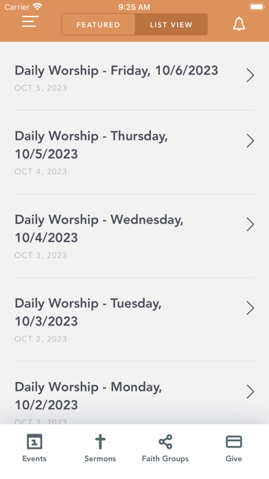 FBF Connect Screenshot