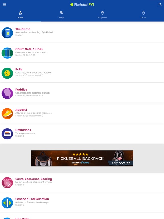 Screenshot #4 pour Pickleball FYI