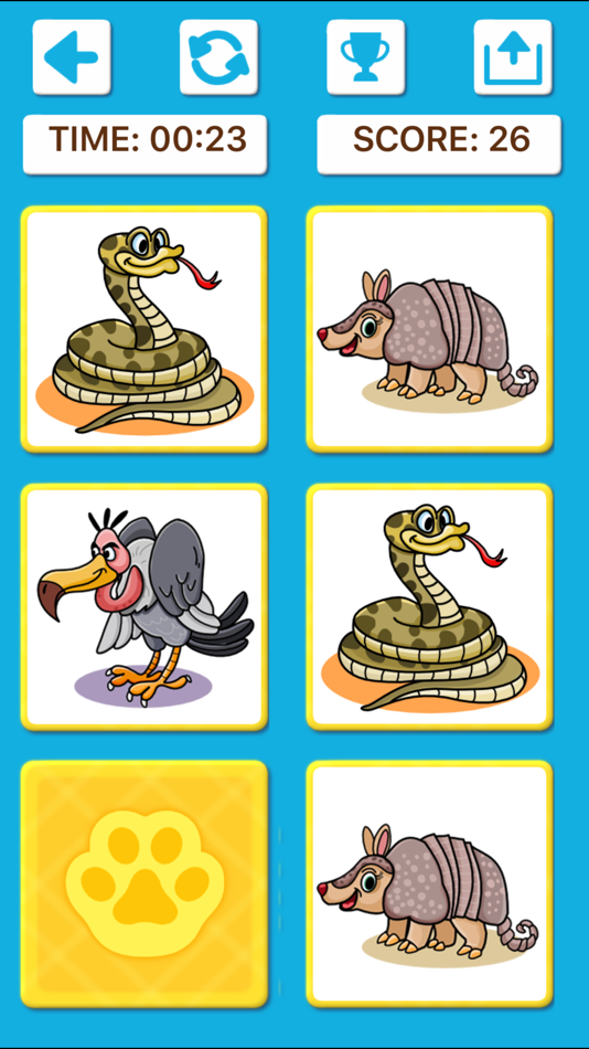 #9. Animal Memory Matching Games (iOS) โดย: Irina Schens