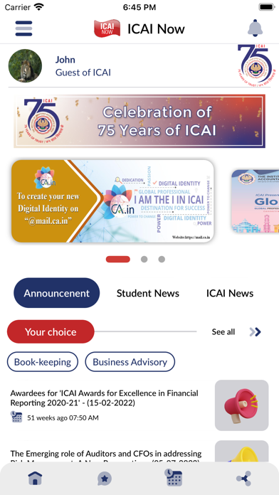 ICAI Screenshot