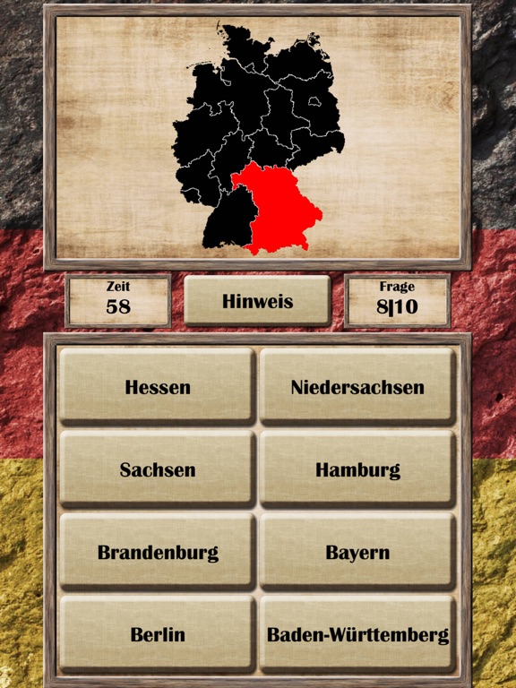 Screenshot #5 pour Deutschland - Quiz-Spiel