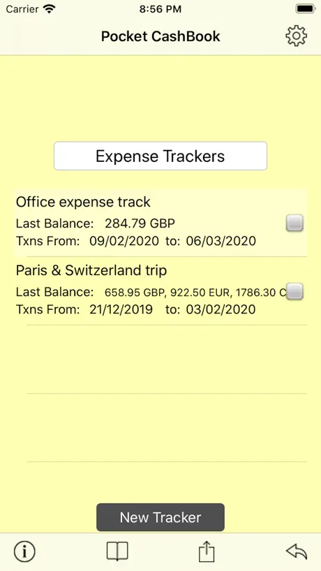 Pocket CashBook