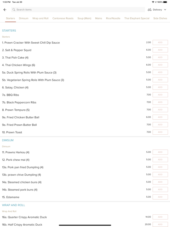 Thai Elephant Express