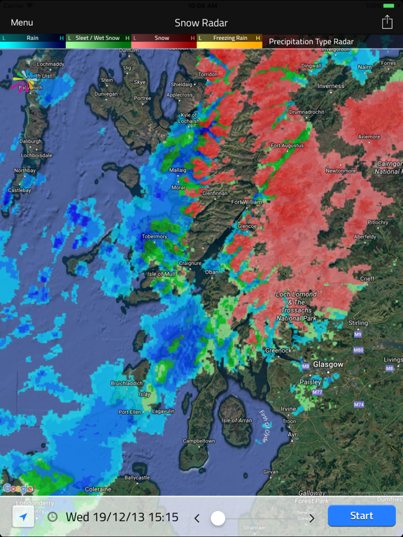 Screenshot #5 pour UK Snow Radar