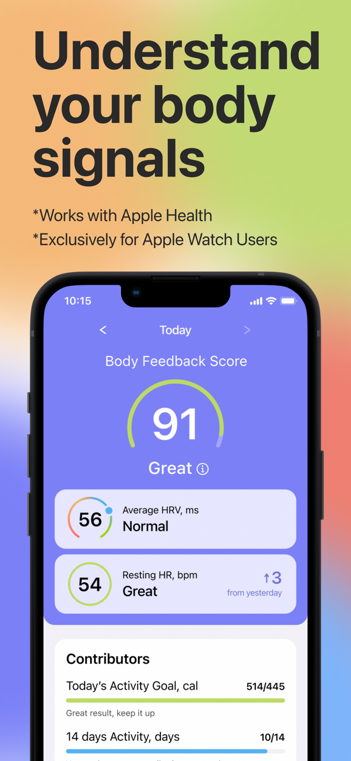 Stress Monitor for Watch