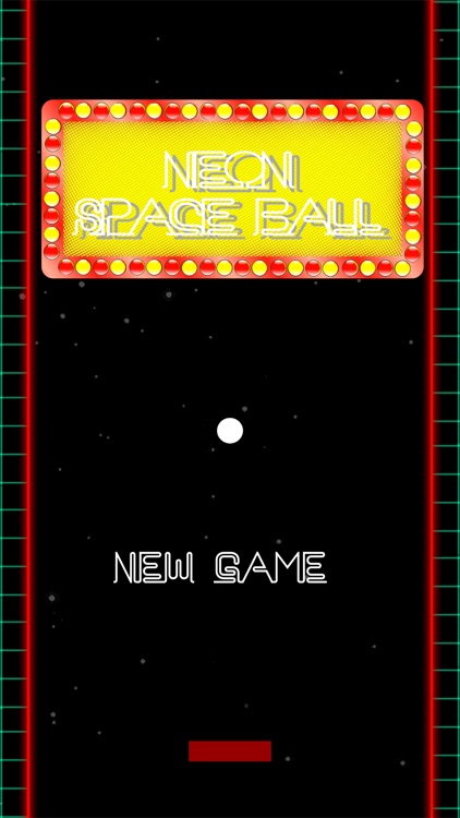 Neon Space Ball - Classic pong