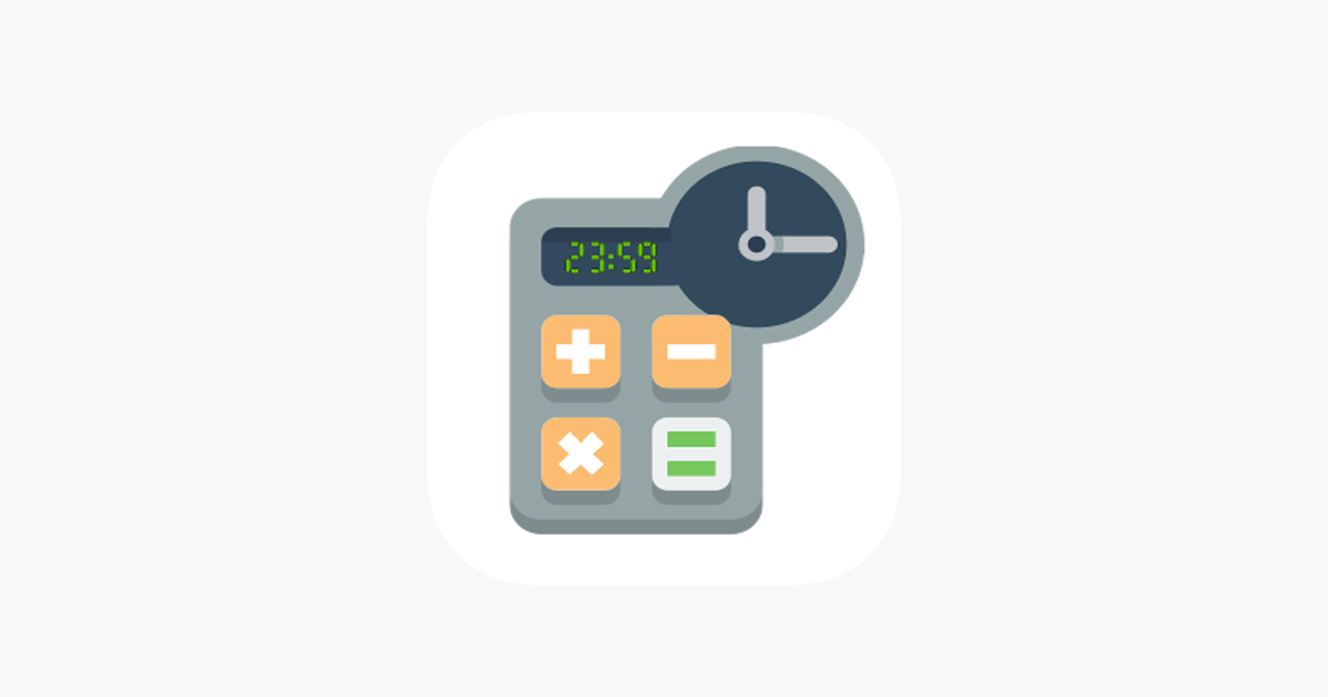 ‎Hours and minutes, calculator on the App Store