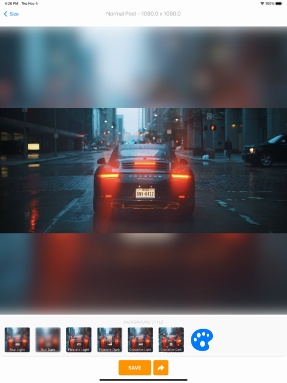 Screenshot #5 pour Square fit photo editor - post