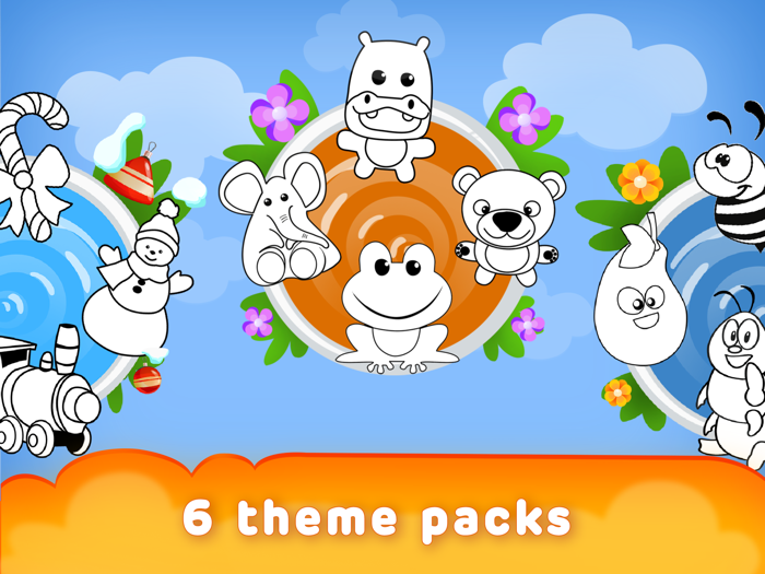 Coloring games for kids 2-4