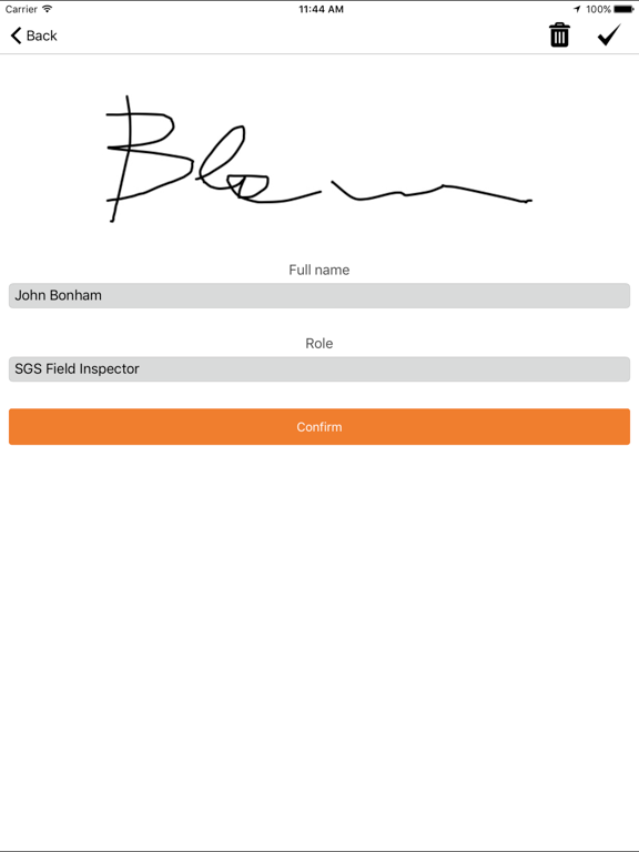 SGS SLIM Mobile iPad screenshot